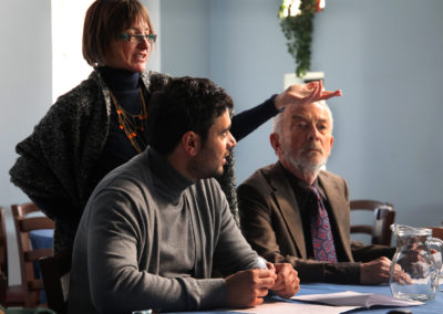 Walter Cordopatri, Franco Olivero and Laura Aimone