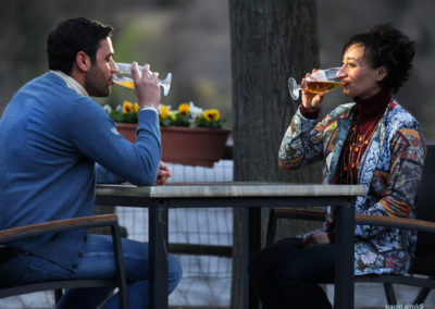 Walter Cordopatri and Annalisa Scalavino in one scene of the film