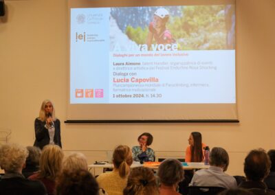 Shocking Pink Endorphins_meeting at Ca' Foscari within the project LEI with Lucia Capovilla, copyright Ilaria Maestri